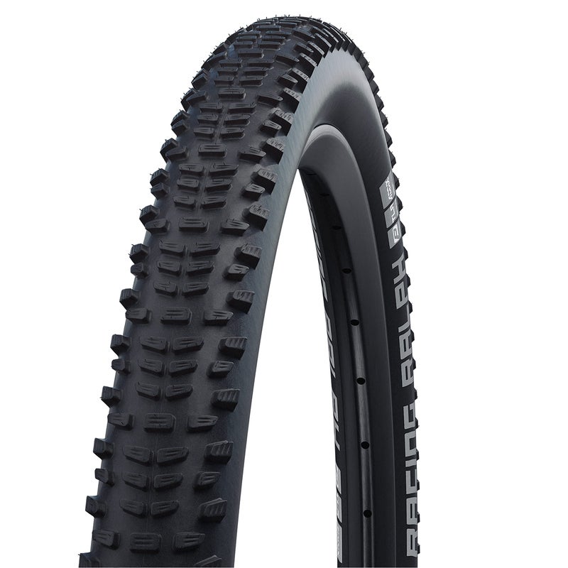 SCHWALBE إطار شوالبي راسينغ رالف - 29 x 2.25، بدون أنبوب، قابل للطي، أسود، خط الأداء، توين سكين، أديكس - Image 1